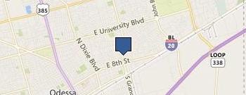 Back Pain Institute of West Texas location map
