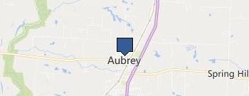 Keep Aubrey Beautiful location map