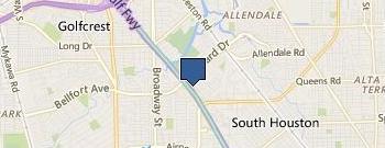 8433 Gulf Freeway Inc location map