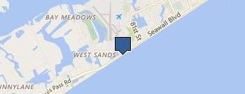 Galveston Fishing Pier location map