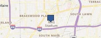Houston Texans Tickets location map