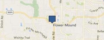 Flower Mound Dental Care location map