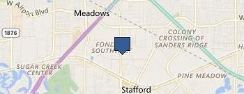 Houston Armory location map