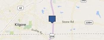 East Texas Regional Dev CO location map