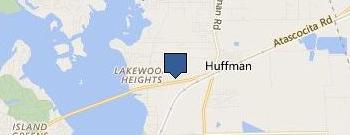 Houston City location map