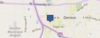 University Of North Texas location map