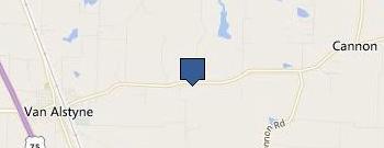 Barcus location map