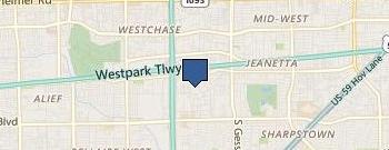 Black Box Network Service location map