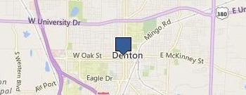 Denton City Beer & Wine Permit location map