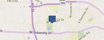 City of Denton location map