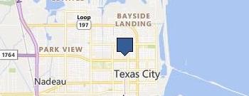 Texas City Police Department location map