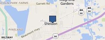 Sheldon Intermediate School location map