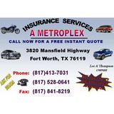 A METROPLEX INSURANCE - Car Insurance in Fort Worth