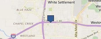 Maids of Ft Worth location map