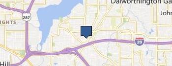 Lonestar Mattress Outlet location map