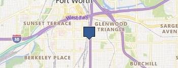 Fort Worth Economic Development Corporation location map