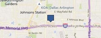 Gloria's -Arlington location map