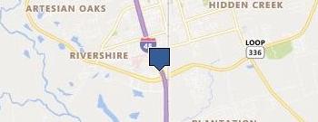 Garage Door Repair Conroe location map