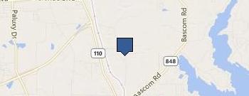 East Texas Canopy location map