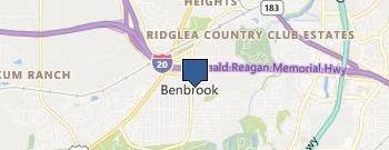 Benbrook Senior Citizen Center location map