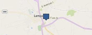 Lampasas Head Start location map