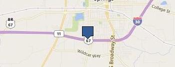 Atmos Energy Corp location map