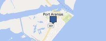 Coffee Waves Port Aransas location map