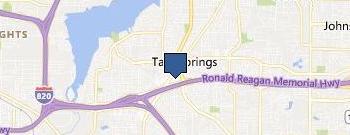 Arlington TX - 9Round Fitness and Kickboxing location map