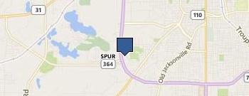Allen Samuels Tyler location map
