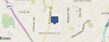 Dayton Rogers of Texas location map