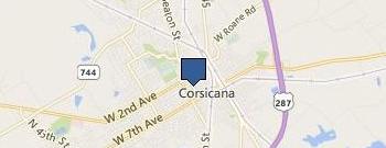 Corsicana Now Magazine location map