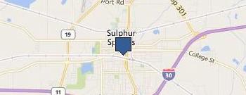 City Of Sulphur Springs location map