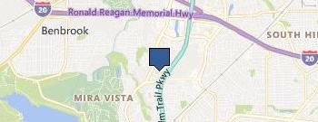Baylor Rehabilitation System location map