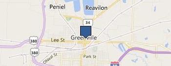 Greenville Public Works Department location map