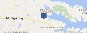 Conroe Awning & Screen location map