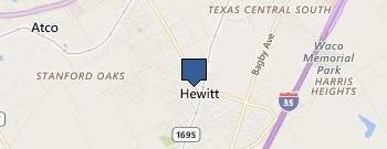 City Of Hewitt location map