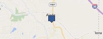Aledo Middle School location map