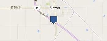 Slaton Cooperative Gin CO location map