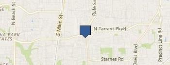Cleaners of Keller location map