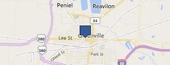 Greenville Police location map
