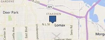Lomax Elementary School location map