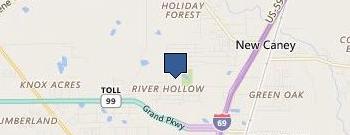 Air Duct Cleaning New Caney location map