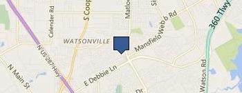 Mansfield Locksmith location map