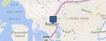 Baytown Mayor location map