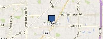 City-Colleyville location map