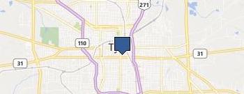 Hossley D Allen location map