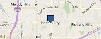 Haltom City Public Information location map