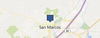 Texas State University location map