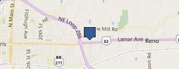 Texas State Optical location map