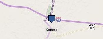 Sutton County Judge location map